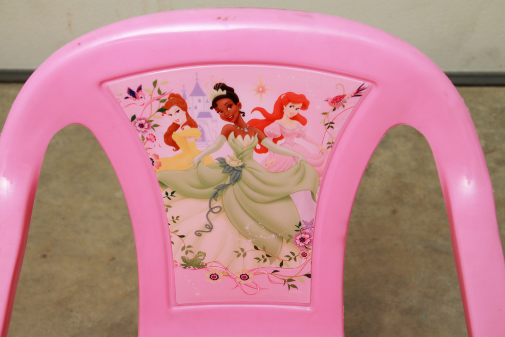 Power Wheels Barbie Wrangler and Disney Princess Child's Chairs