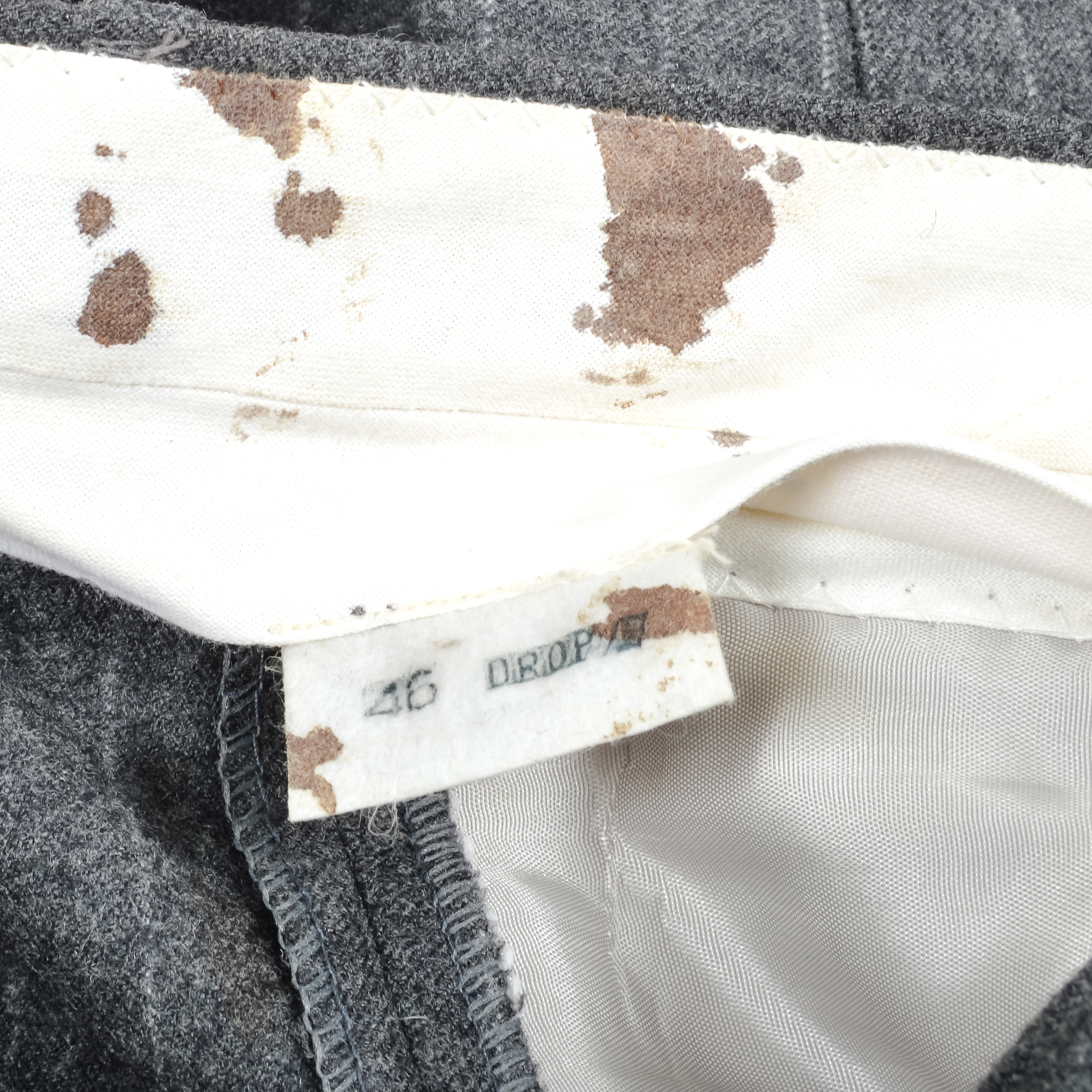 Vintage Bouvy Bruxelles Men's Wool Pinstripe Suit