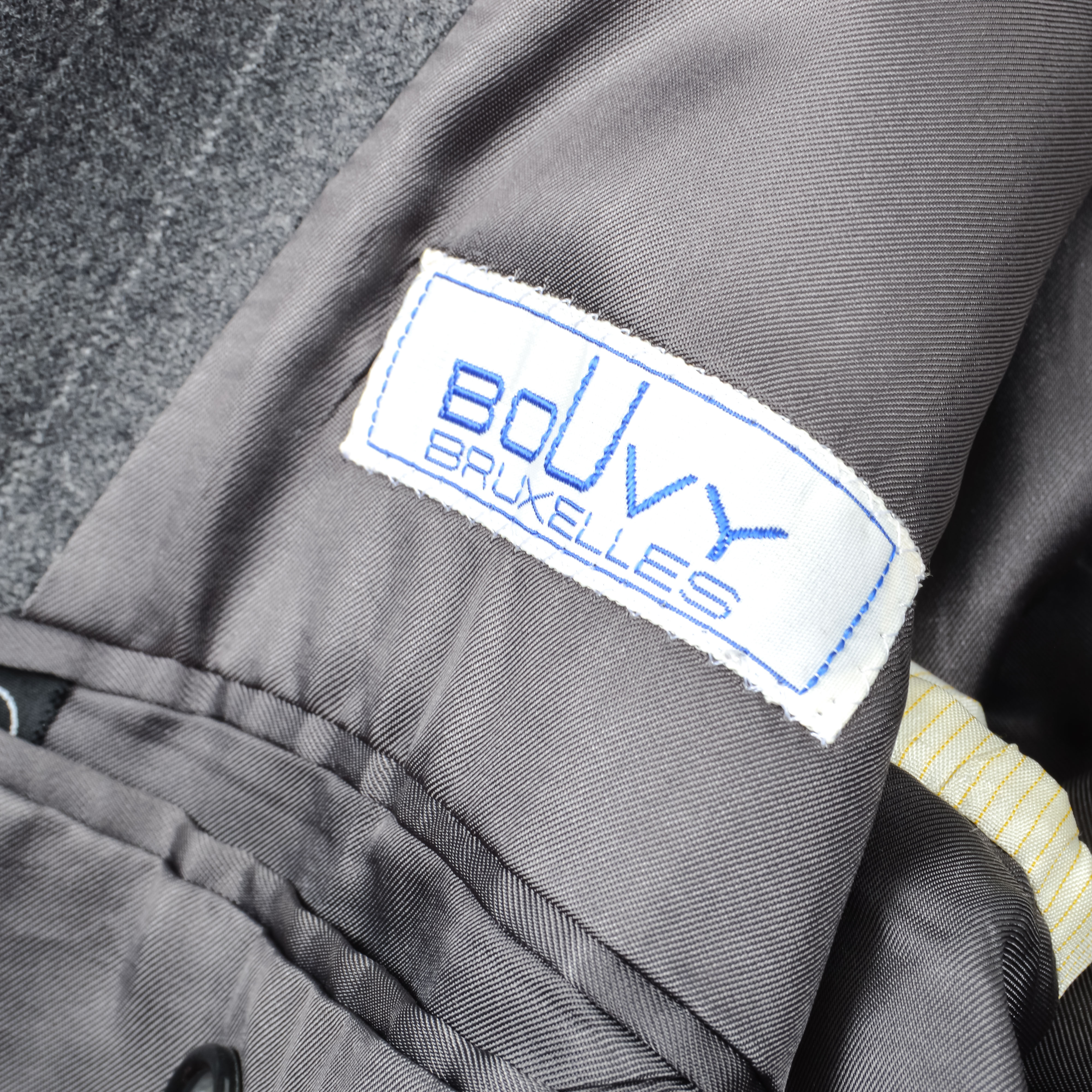 Vintage Bouvy Bruxelles Men's Wool Pinstripe Suit