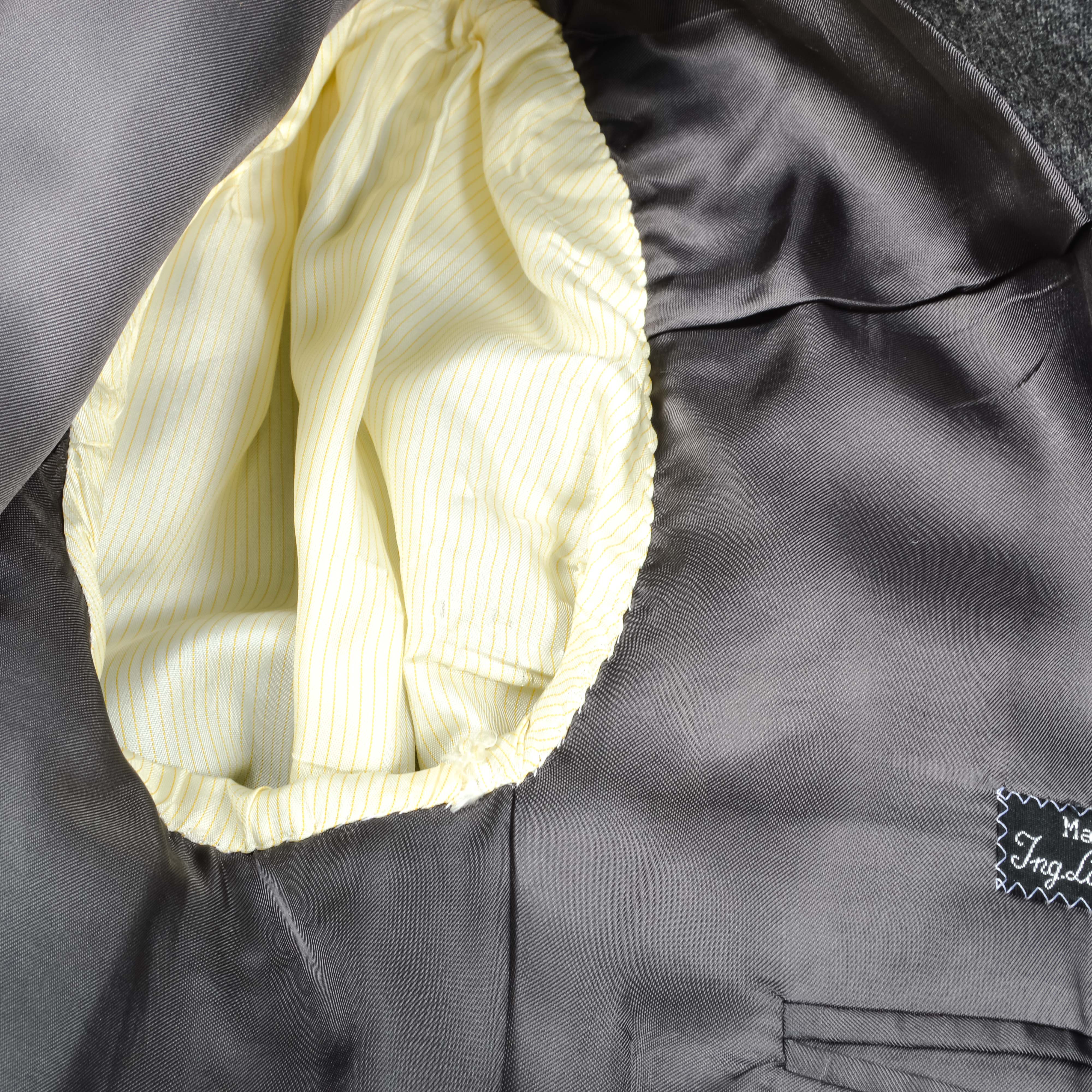 Vintage Bouvy Bruxelles Men's Wool Pinstripe Suit