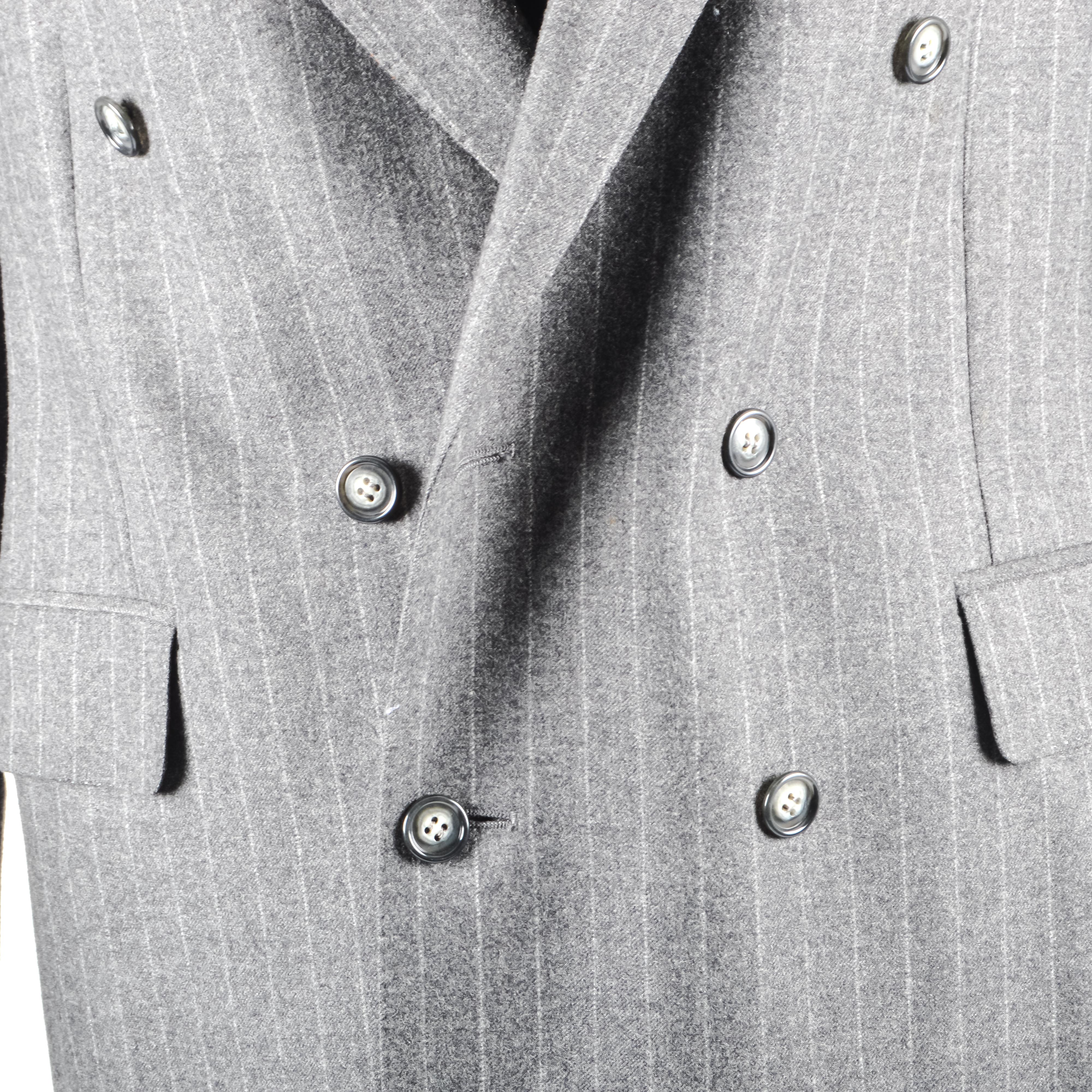 Vintage Bouvy Bruxelles Men's Wool Pinstripe Suit