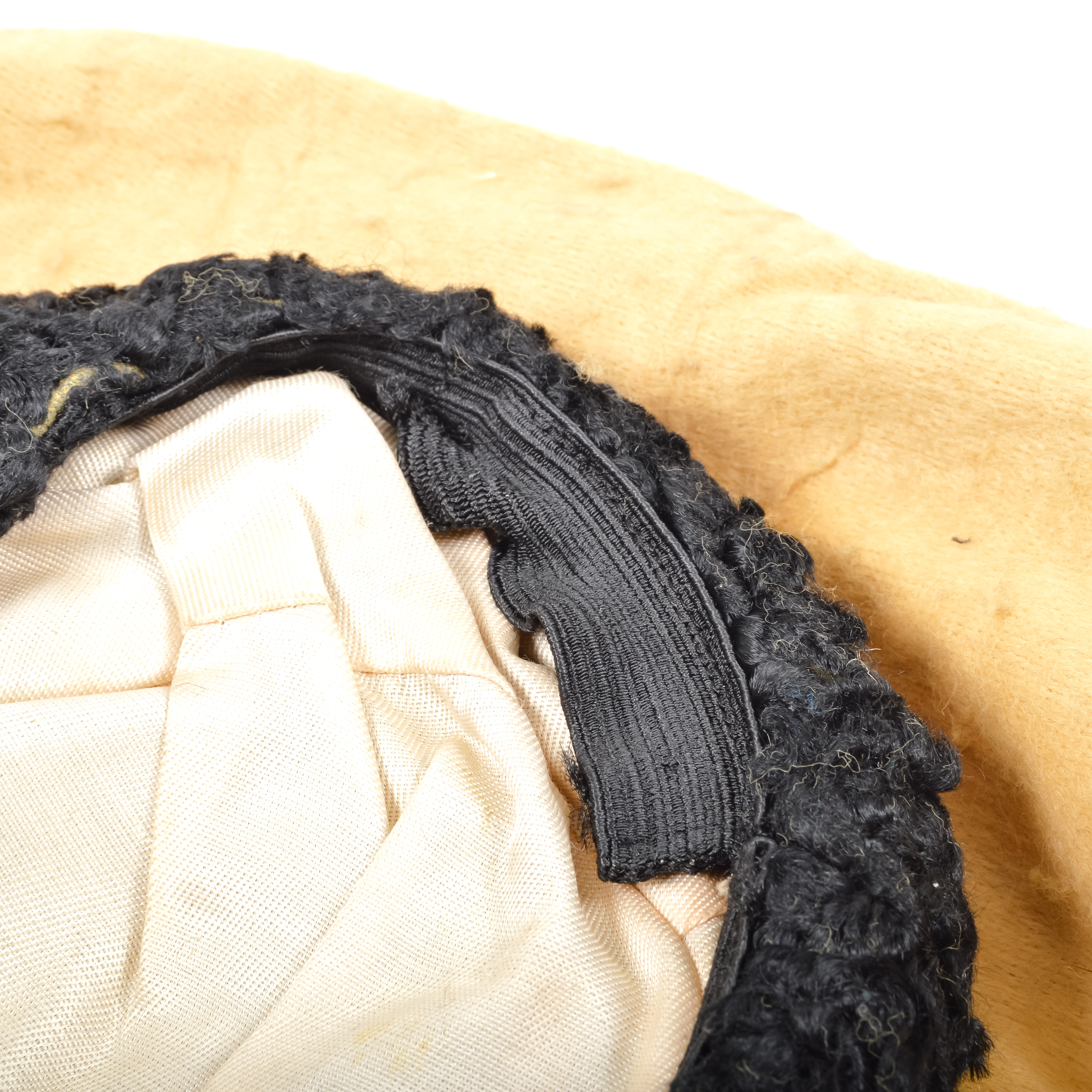 Vintage Lamb Fur Coat with Matching Hat