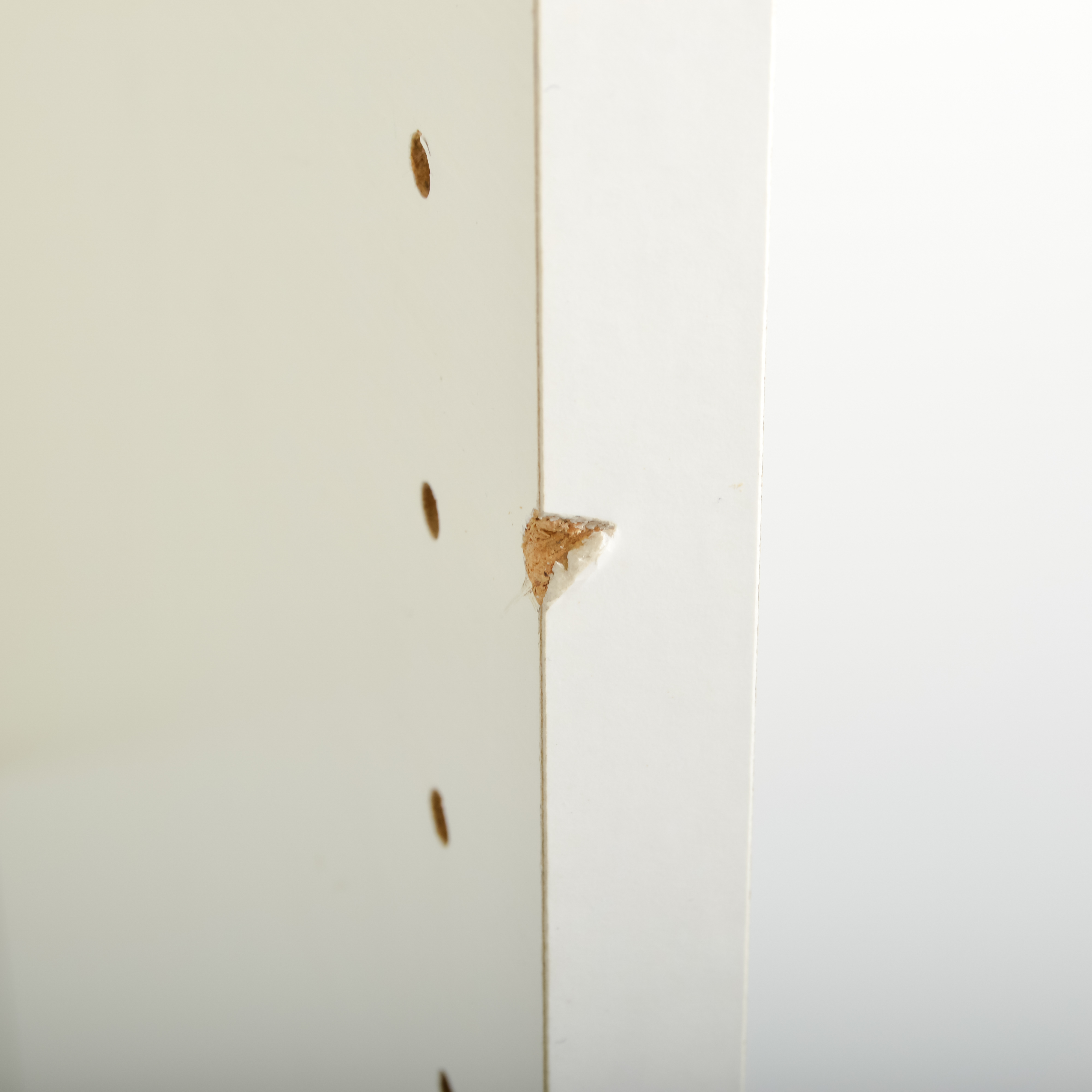 Corner Desk Set in White with Chair