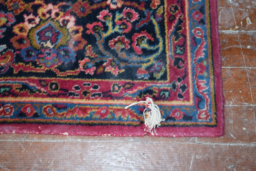 Large Vintage Karastan Sarouk Wool Area Rug