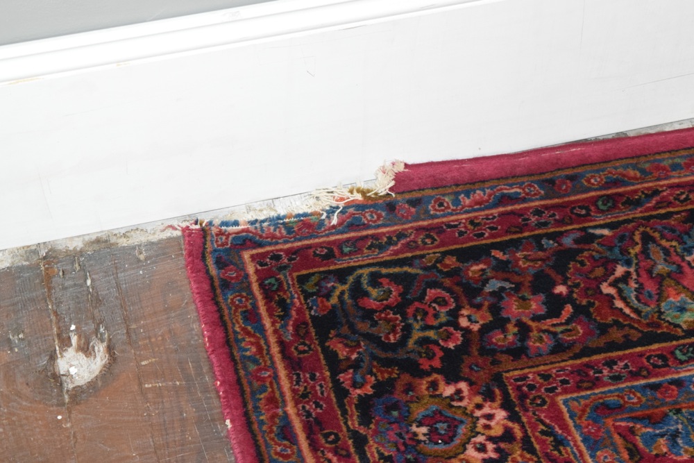 Large Vintage Karastan Sarouk Wool Area Rug