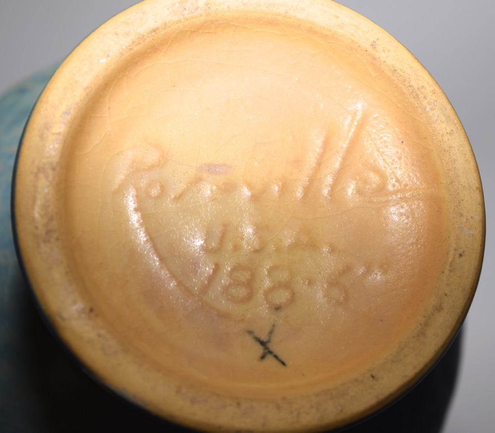 Vintage Roseville Trophy Style Clematis Vase