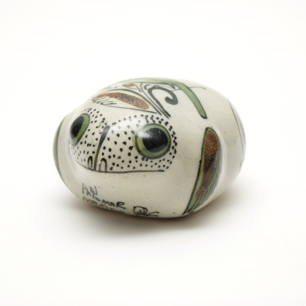 El Palomar Talavera Mexican Ceramic Frog
