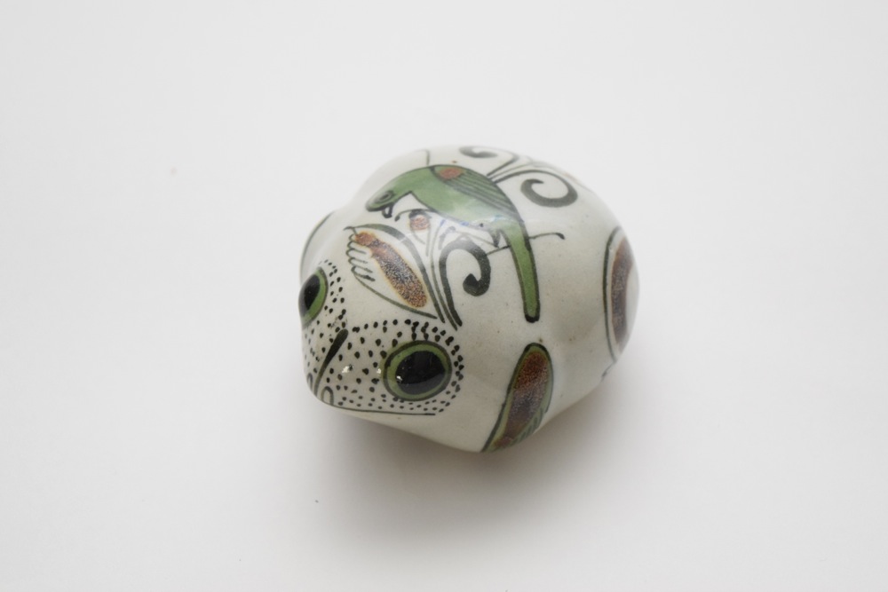 El Palomar Talavera Mexican Ceramic Frog