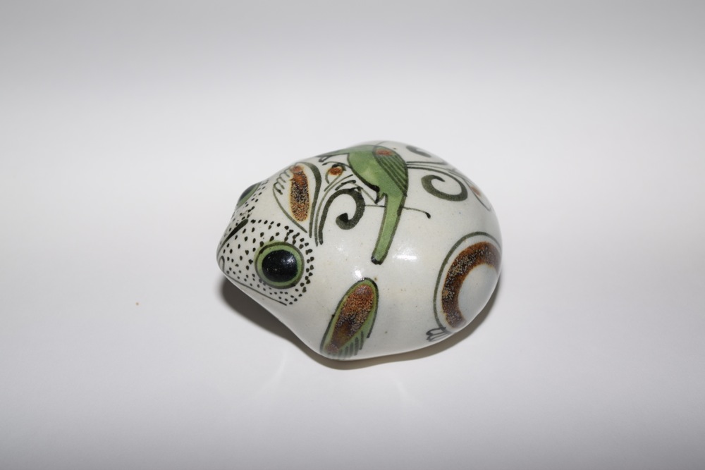 El Palomar Talavera Mexican Ceramic Frog