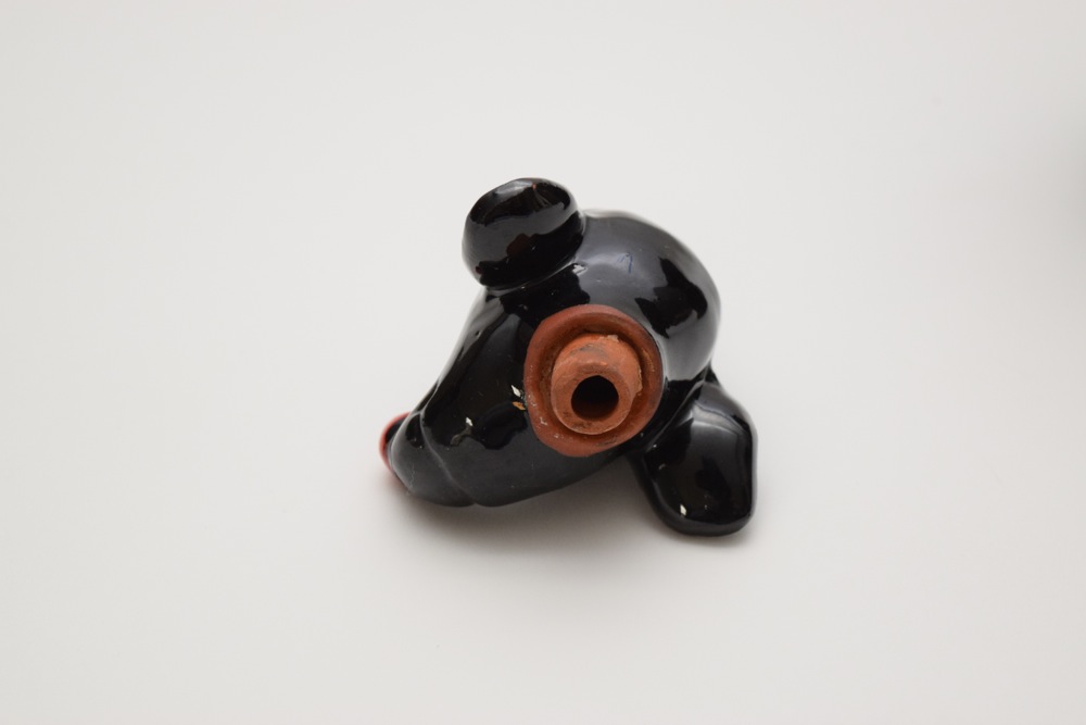 Vintage Black Dog Proposing Decanter