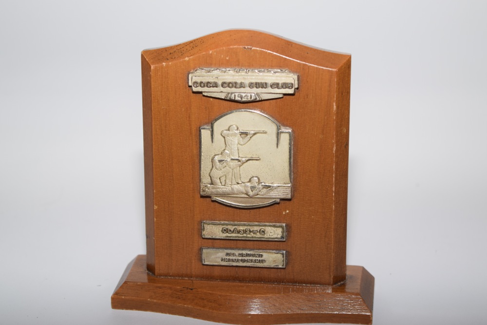 1941 Coca Cola Gun Club Trophy