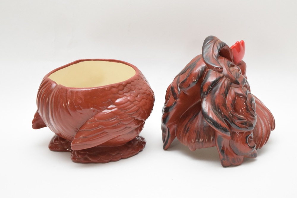 Vintage Rooster Cookie Jar