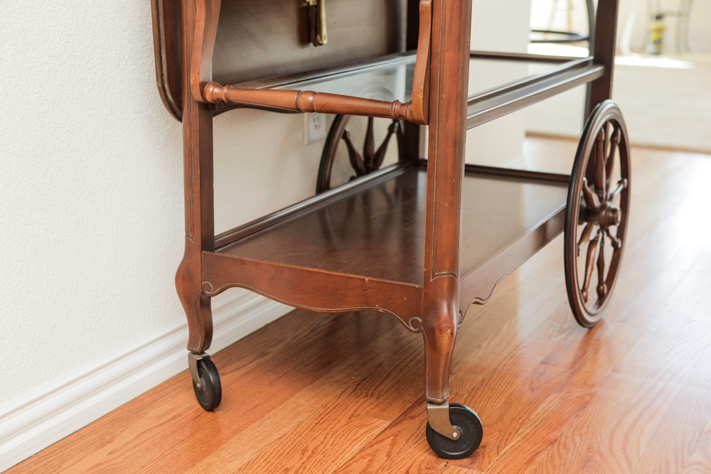 Vintage H. Dinwoodey Tea Cart