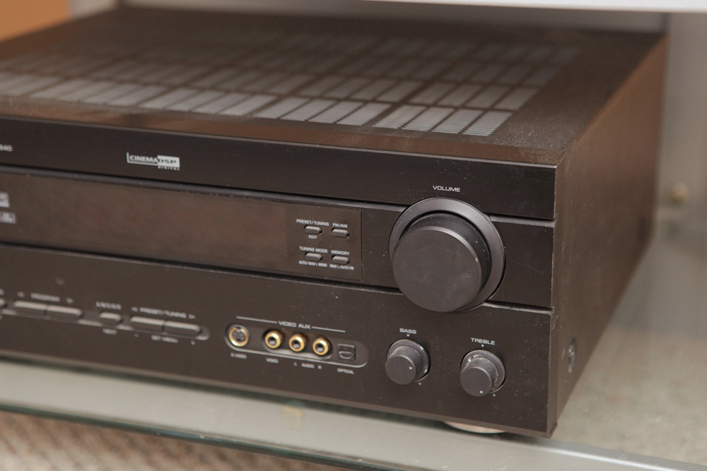 Yamaha Receiver and Subwoofer