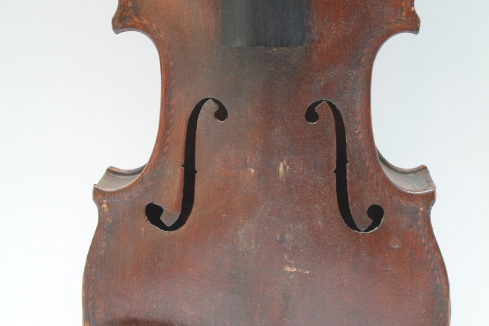 Antique Violin in Leather Case