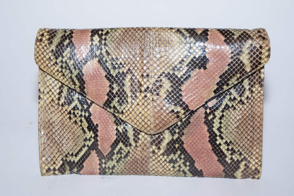 Vintage Morris Moskowitz Snakeskin Handbag