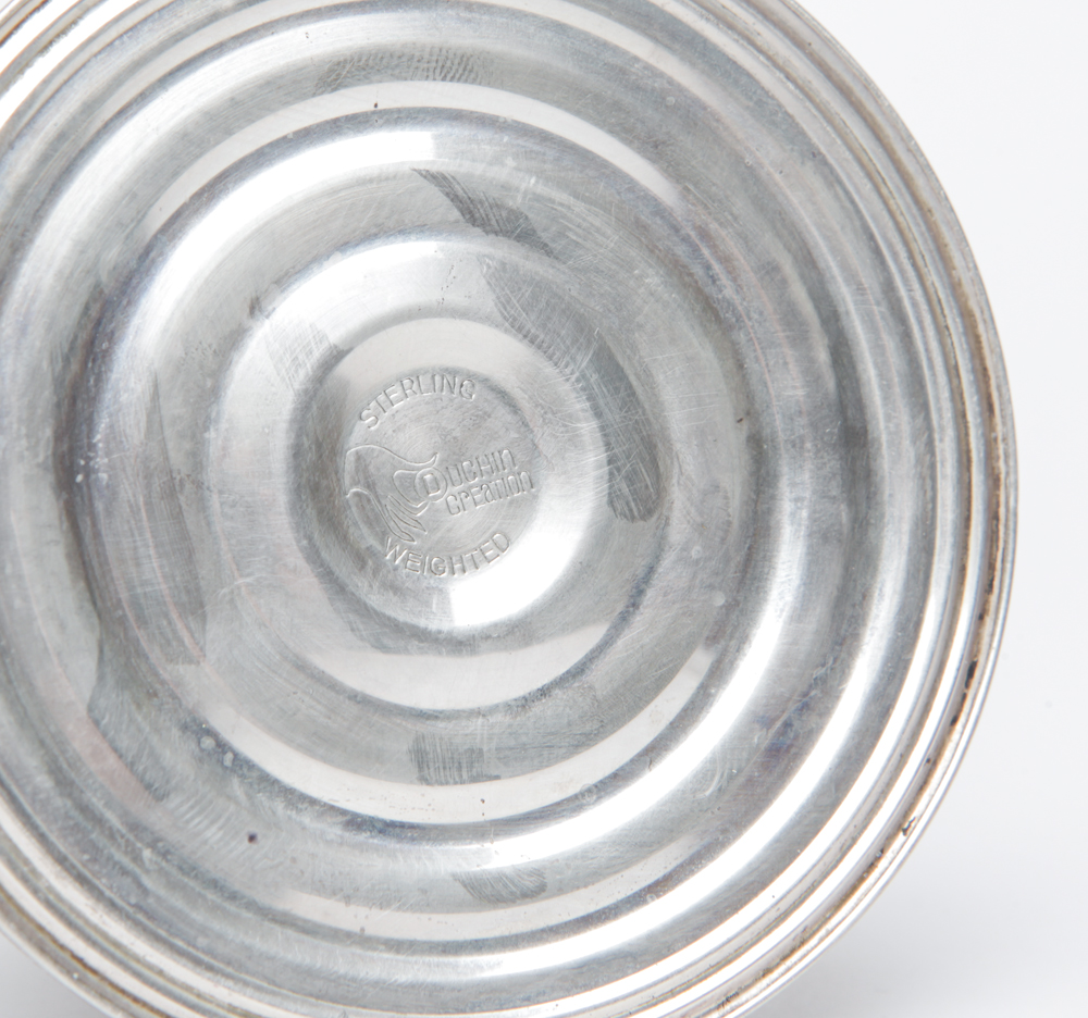 Pair of Weighted Silver Candle Holders