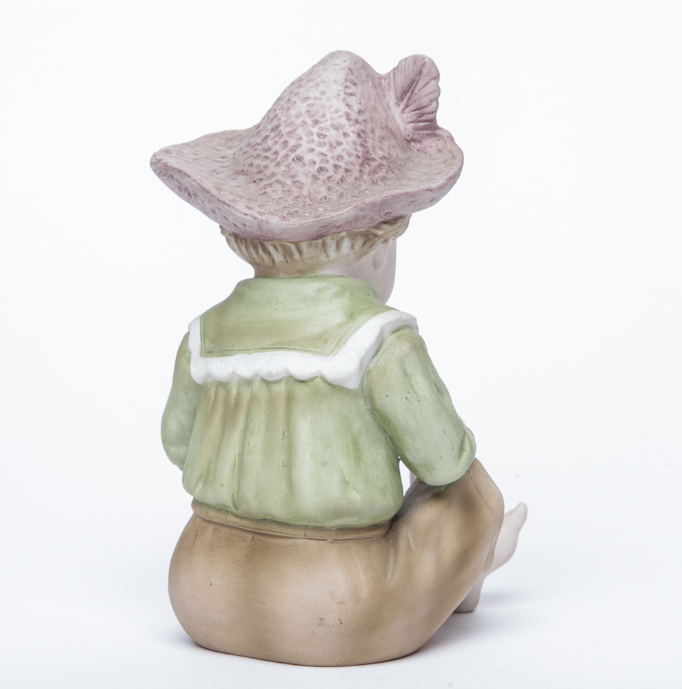 Vintage Andrea by Sadek Bisque Piano Boy