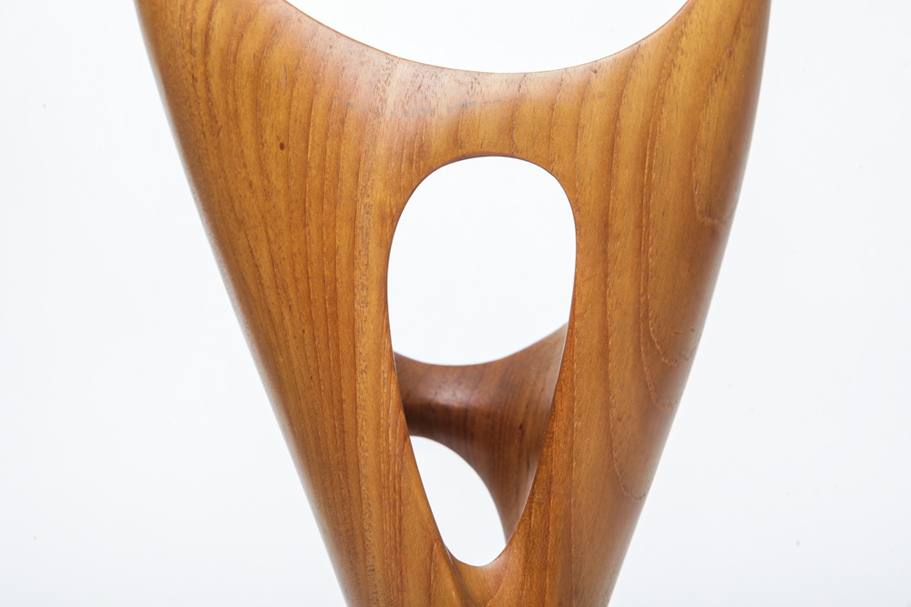 Mid Century Simon Randers Danish Teak Statue