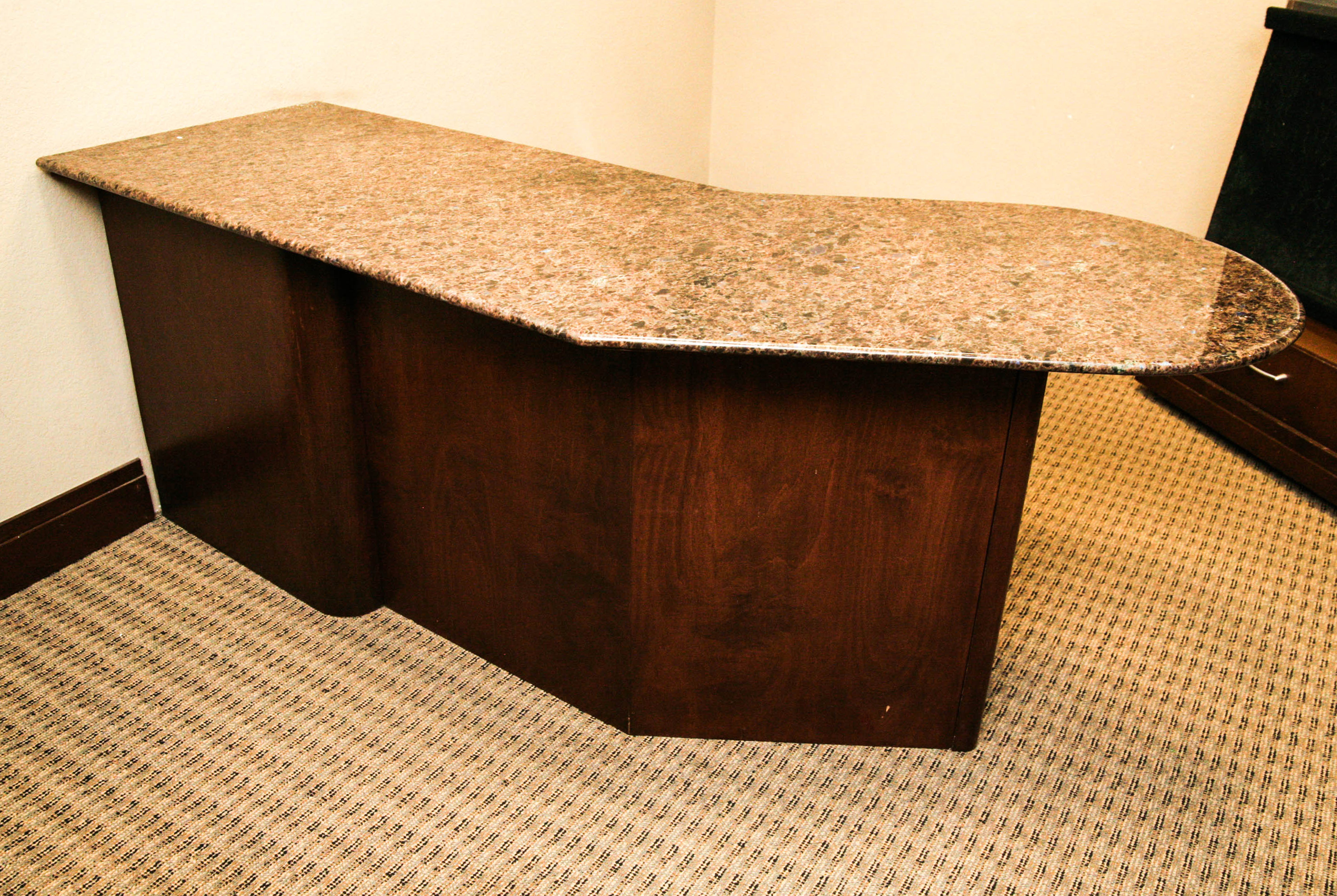 Granite-Top Desk