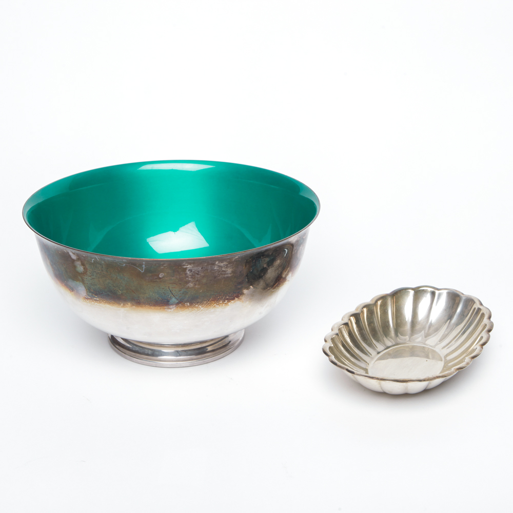 Pair of Reed and Barton Silver Plate Dishes