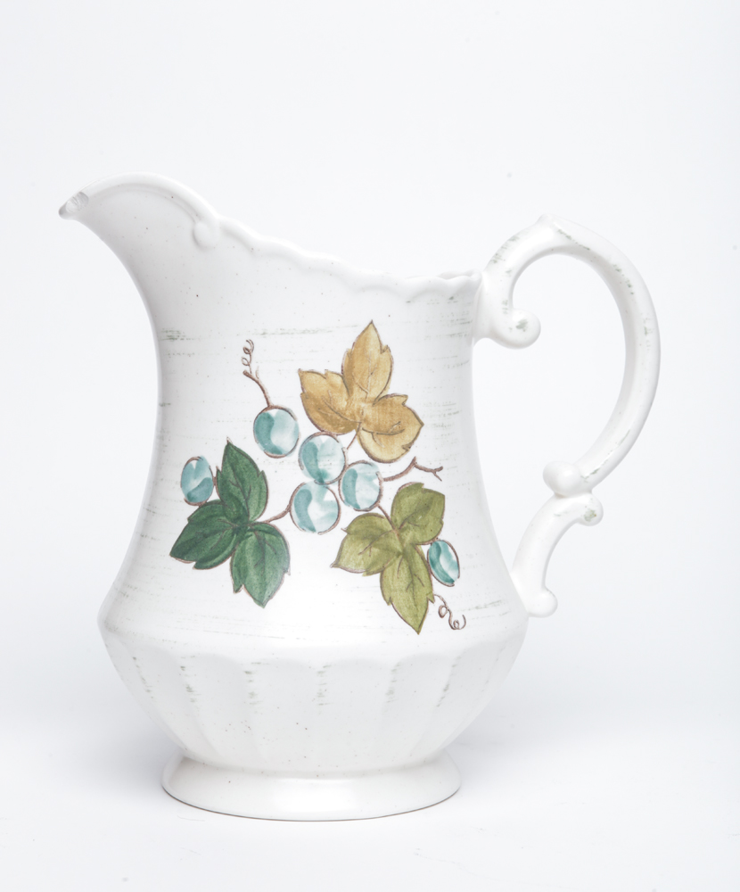 Hand-painted Pitcher with Mugs