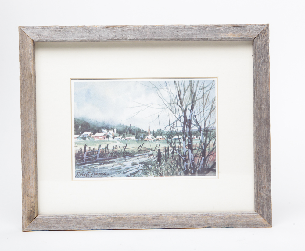 Framed City and Landscape Scenes