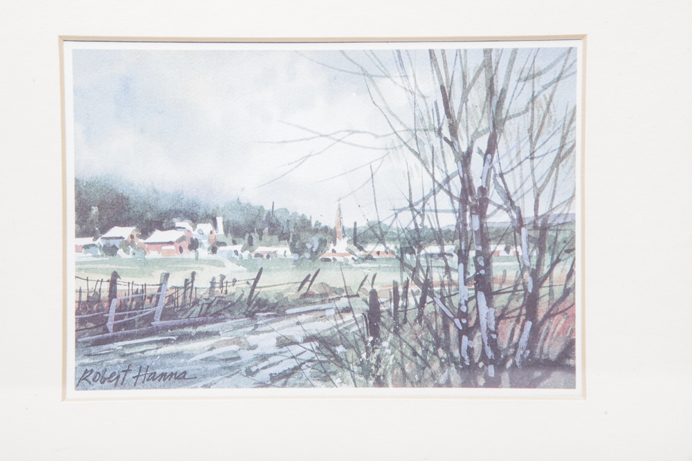 Framed City and Landscape Scenes