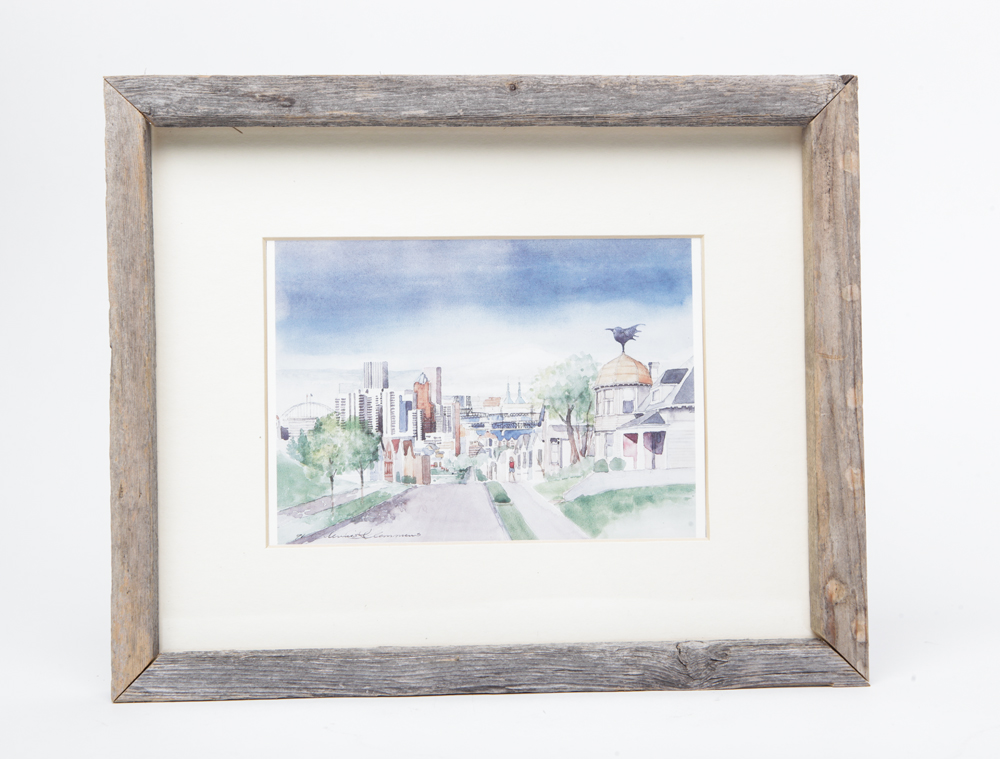 Framed City and Landscape Scenes