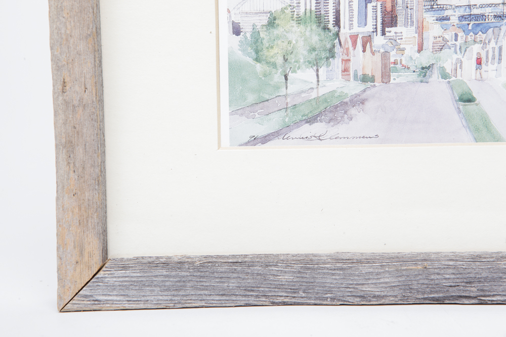 Framed City and Landscape Scenes