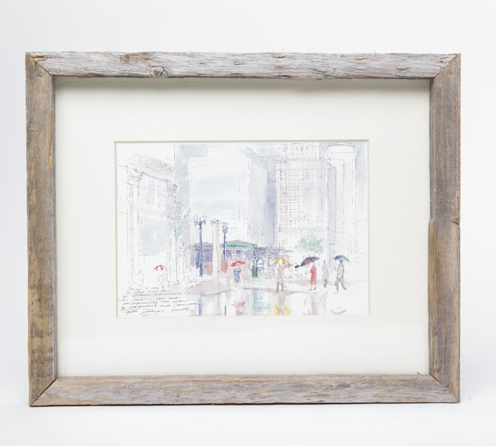 Framed City and Landscape Scenes