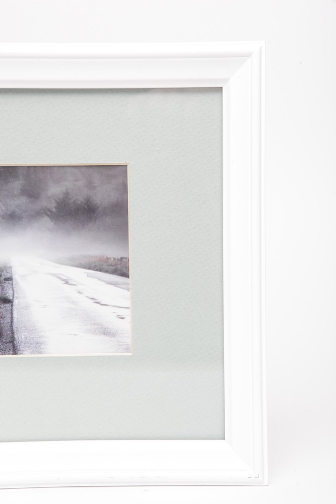 Collection of White-Framed Wall Decor