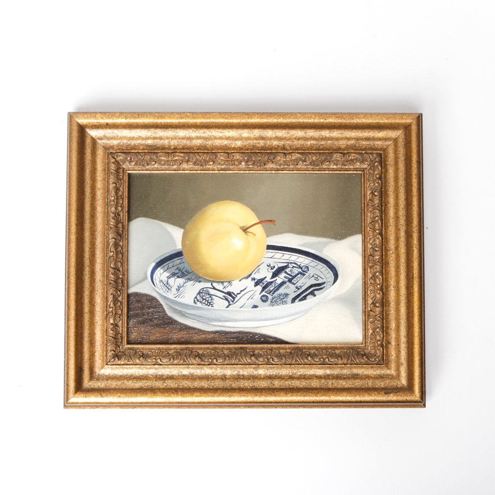 Original Signed Still Life Oil on Canvas