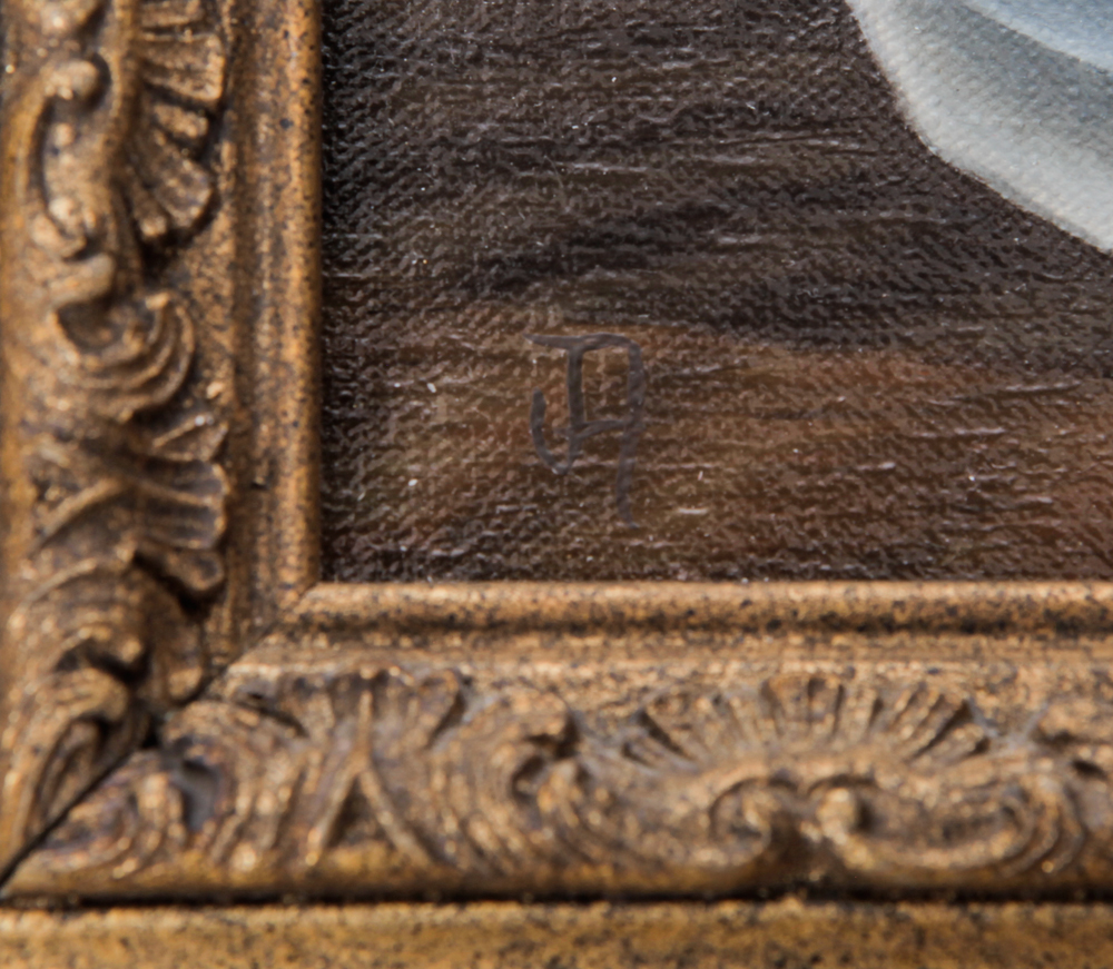 Original Signed Still Life Oil on Canvas