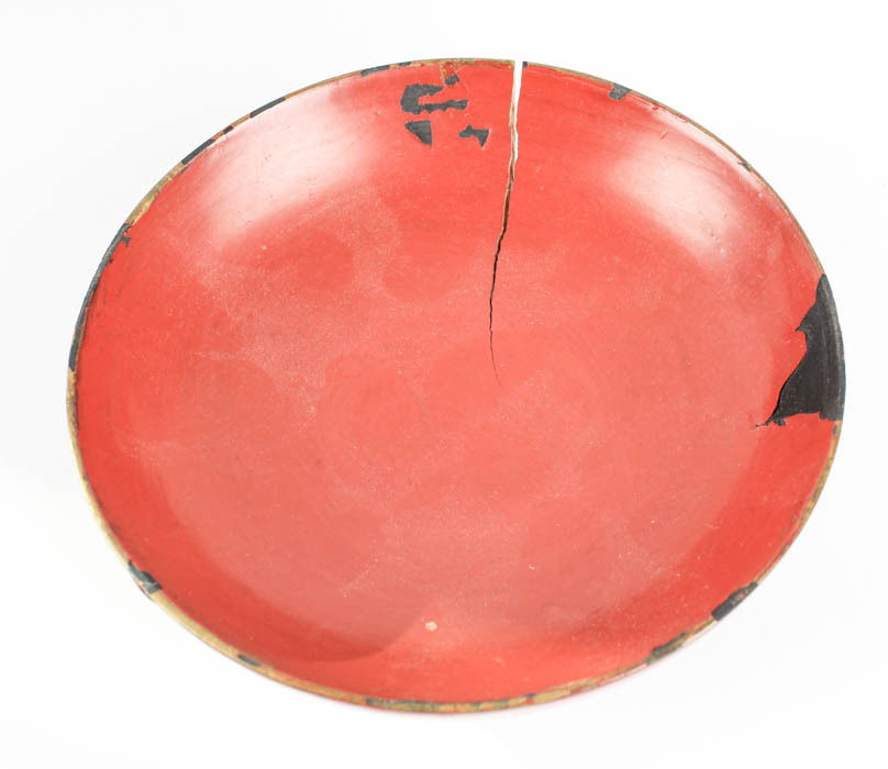 Assortment of Red and Black Decorative Trinket Boxes and Bowls