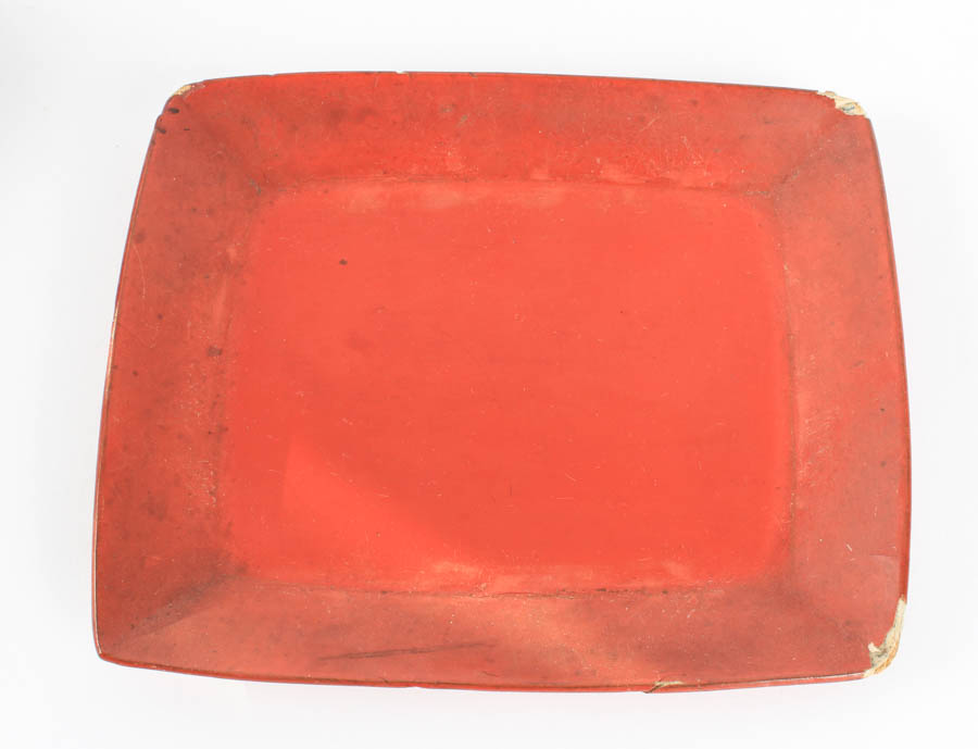 Assortment of Red and Black Decorative Trinket Boxes and Bowls