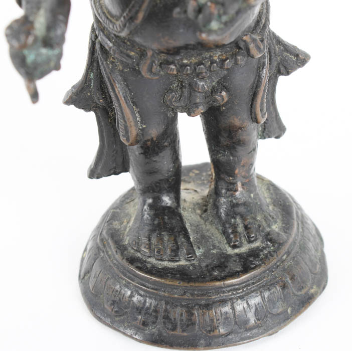 Pair of Bronze Hindu Deity Figurines