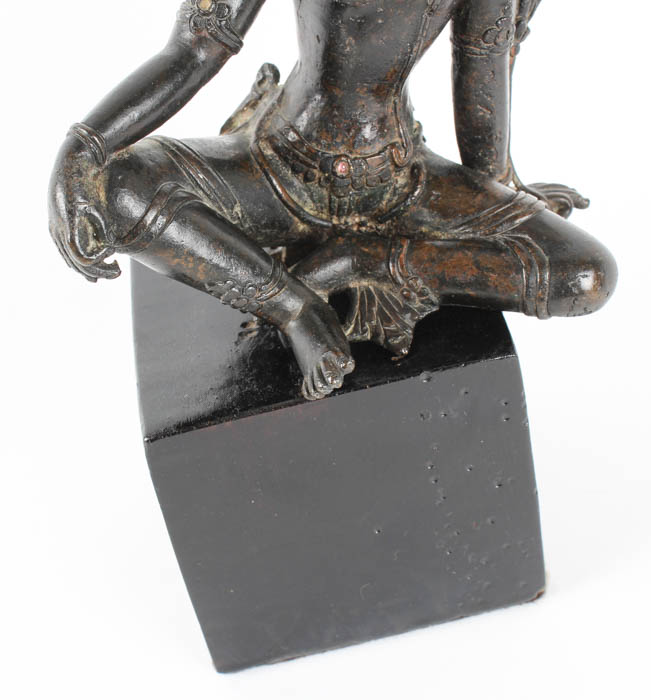 Pair of Bronze Hindu Deity Figurines