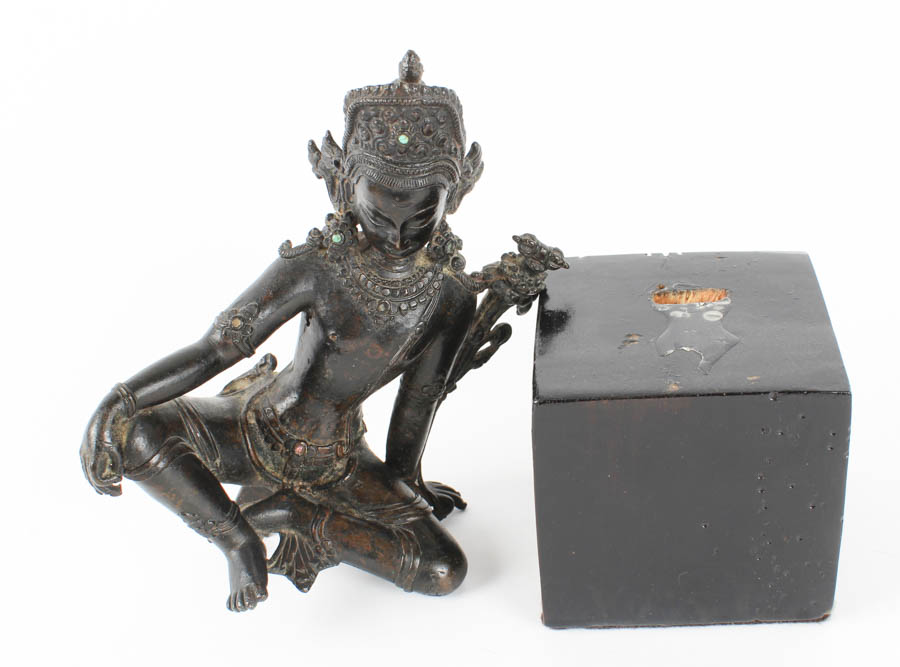 Pair of Bronze Hindu Deity Figurines