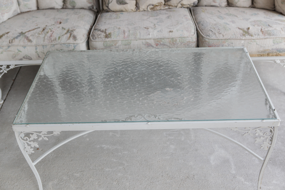 Vintage Metal Patio Furniture Set