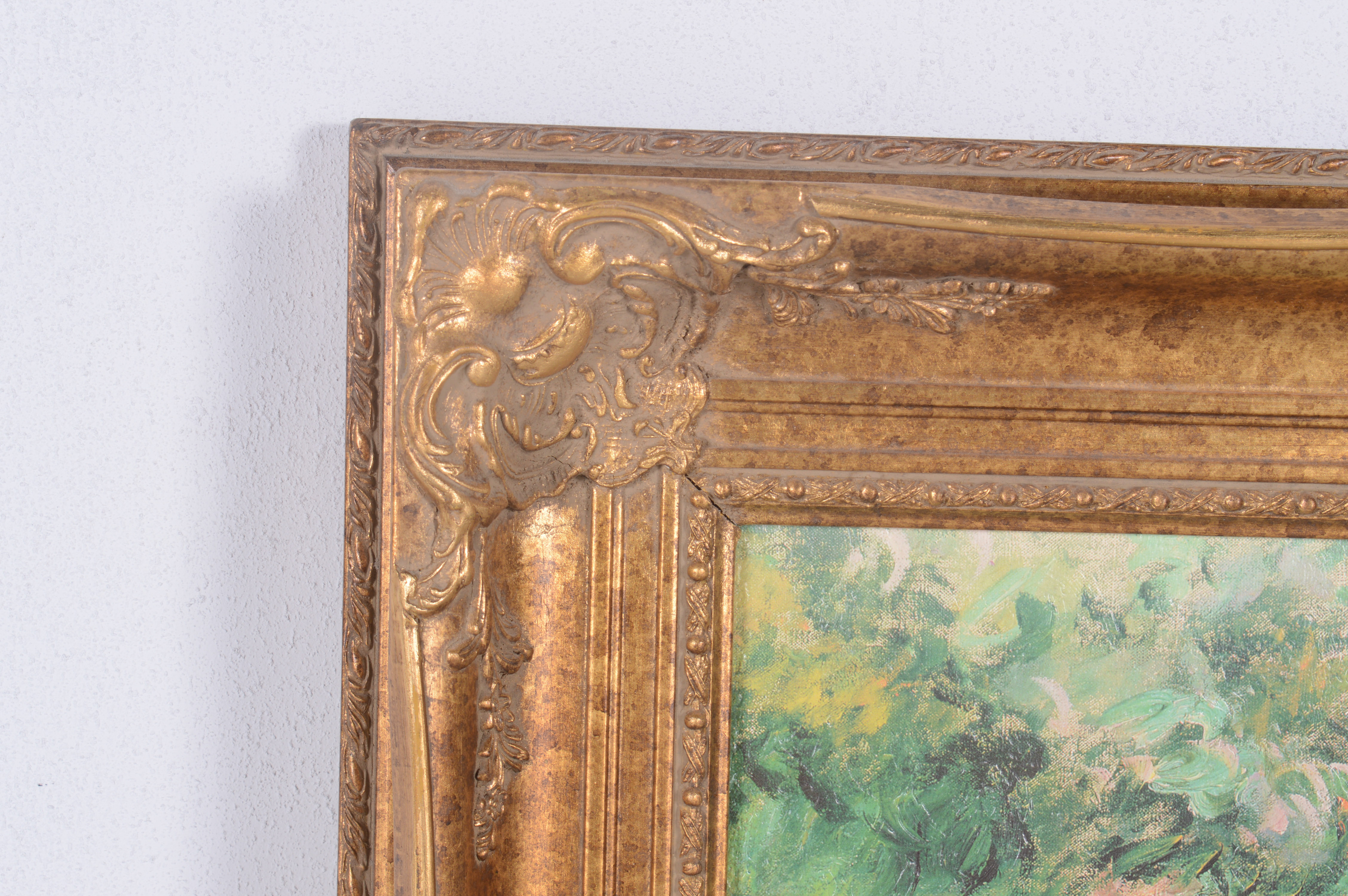 Monet Style Framed Giclee Print