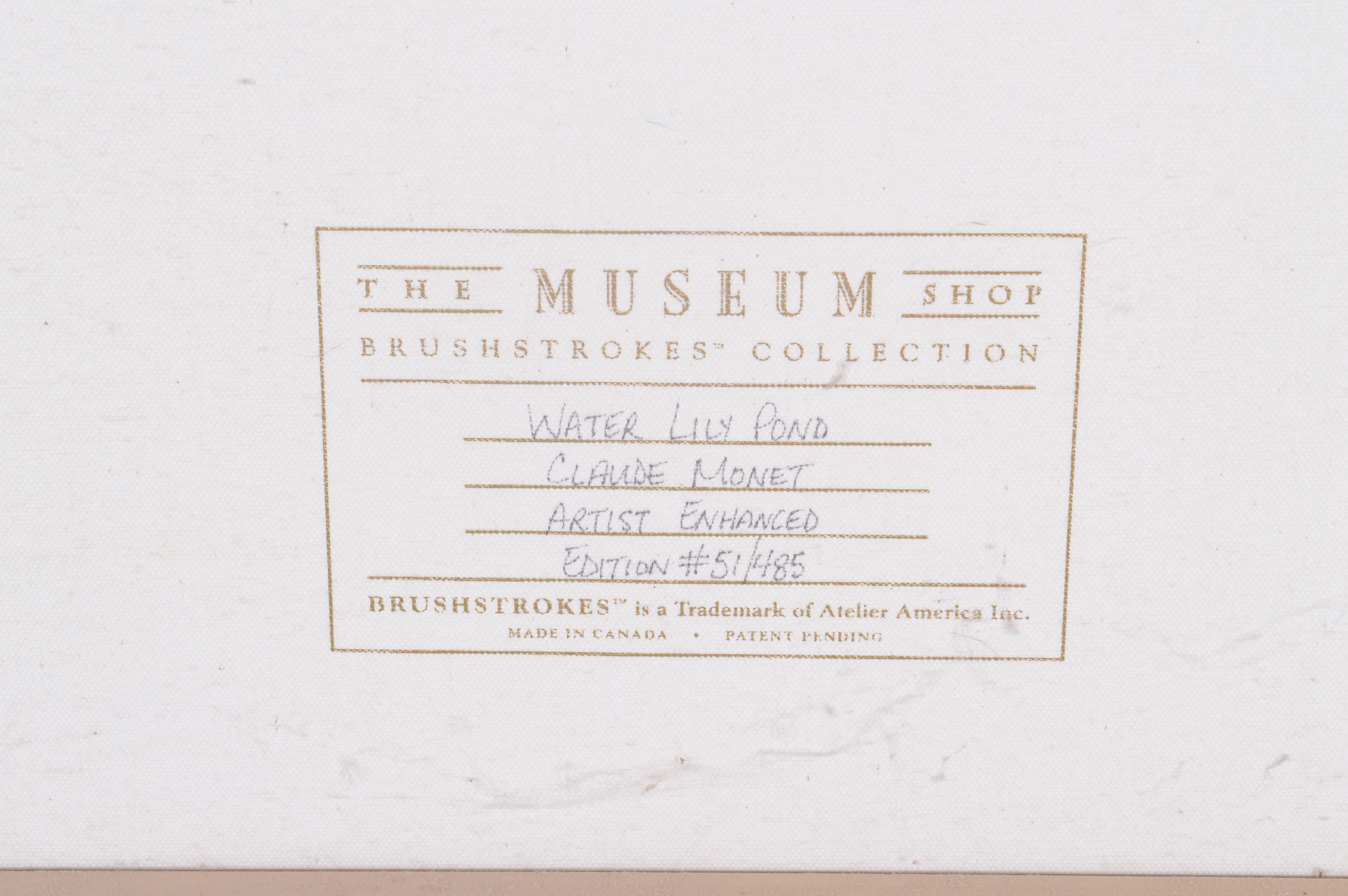 Monet Style Framed Giclee Print