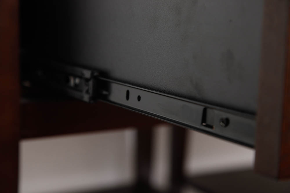 Pair of Dark Wood Nightstands