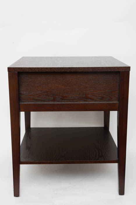 Pair of Dark Wood Nightstands