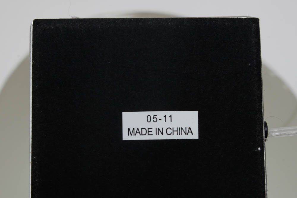 Pair of Cube Table Lamps with Drum Shades