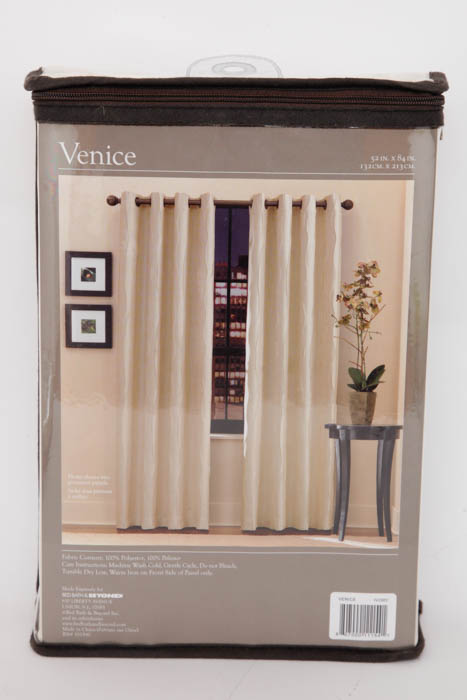 Pair of Unopened Panel Curtains
