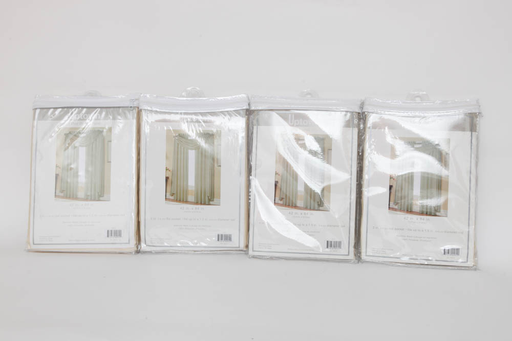 Set of Four Unopened Panel Curtains