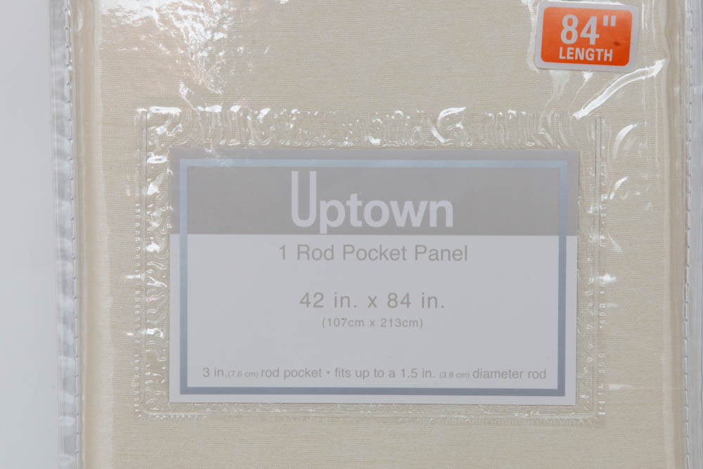 Set of Four Unopened Panel Curtains