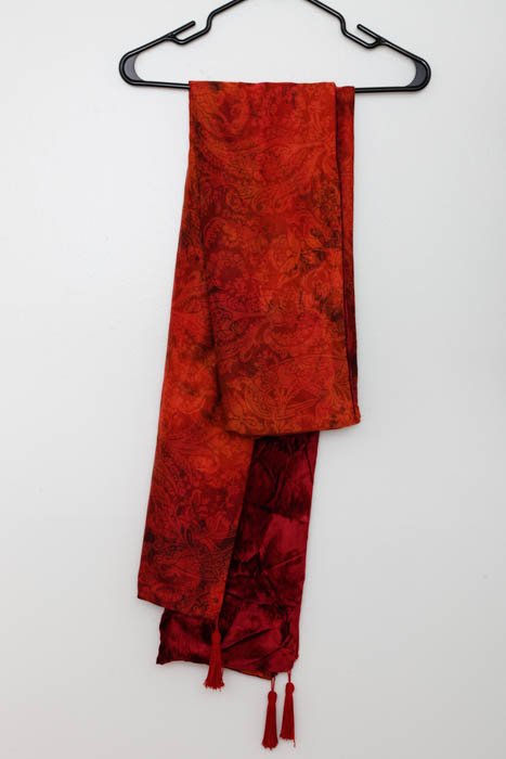 Red Velvet Dress and Wrap