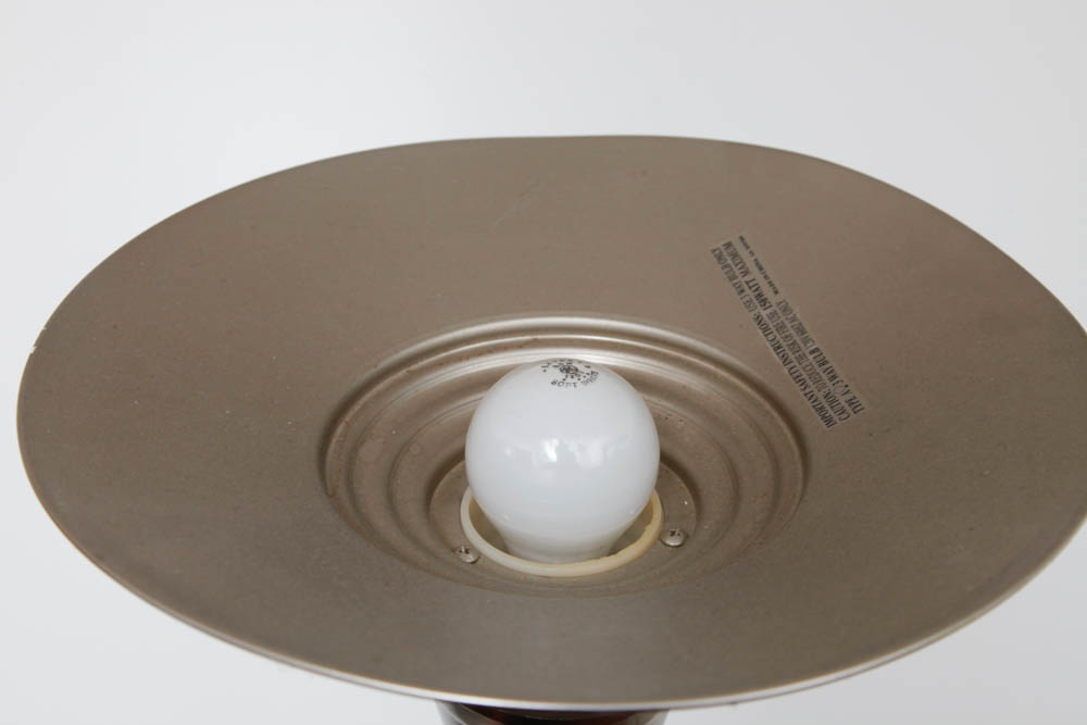 Silver Tone Floor Lamp